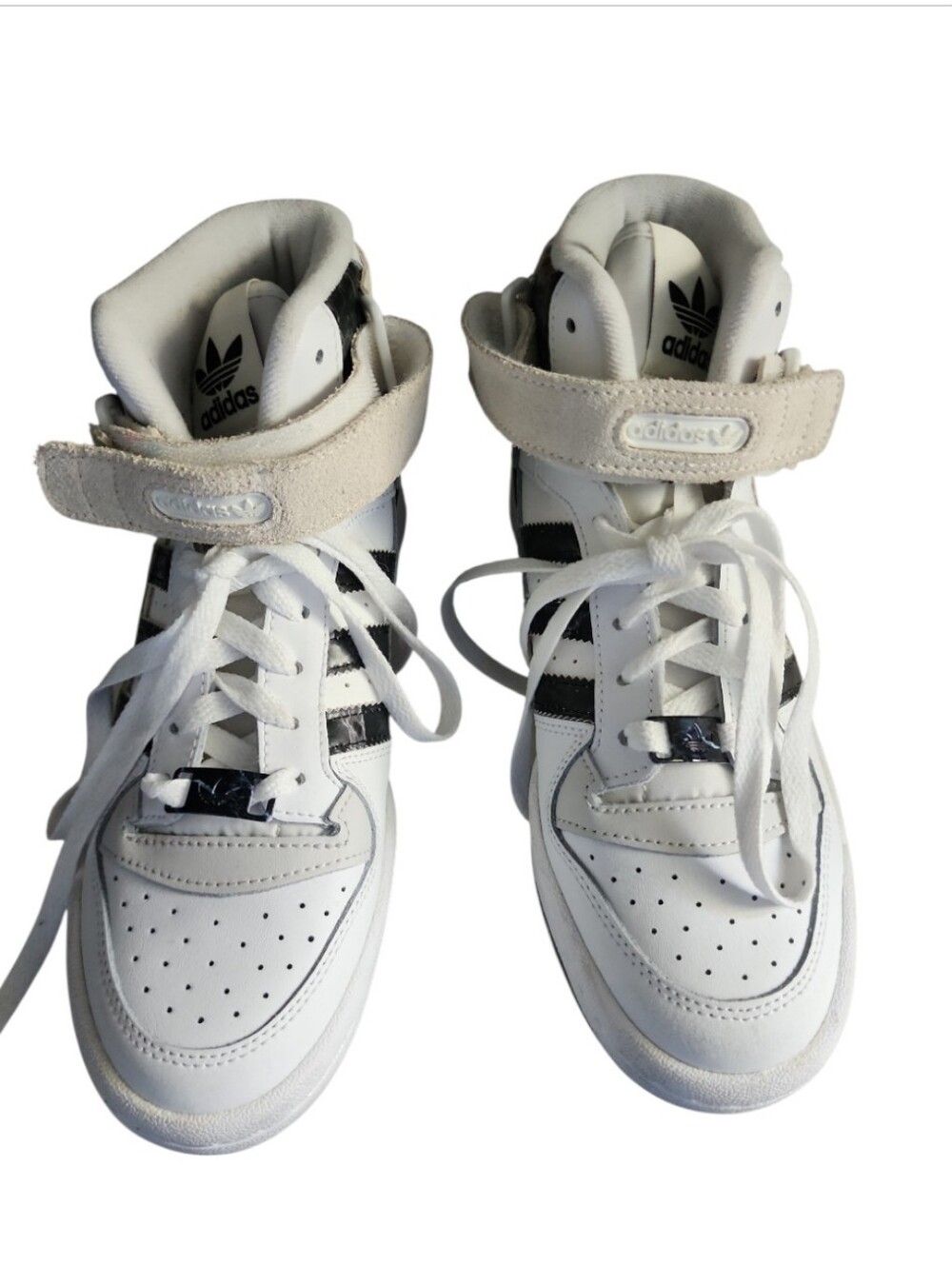 Preowned Adidas Womens Forum Mid Sneaker